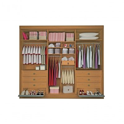 Guarda Roupa Casal 6 Portas 7 Gavetas - New Athos-cinamomo - Móveis D'doro