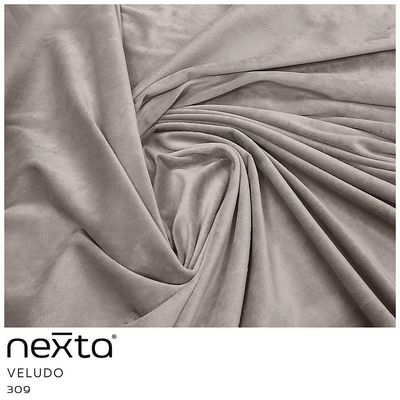 Sofá Molino 3 Lugares 210cm Pés Alumínio Veludo Creme - Nexta Casa