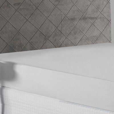 Lençol Com Elástico Casal Nobre 1 Peça 30cm De Altura Malha 100% Algodão - Branco