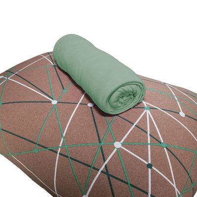Jogo de Cama Doce Vida Ouro Preto King 70% Algodão 30% Poliéster Malha Verde