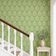 Papel de Parede Autoadesivo com Samambaias, Verde, Vinil Impermeável Removível para Locatários, Quarto e Sala de Jantar - S4Sassy 63,5 cm (L) × 304,8 cm (C) / Verde - Vinil Texturizado