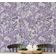Papel de Parede Autoadesivo Jardim Floral, Mural Estilo Asiático Instantâneo para Banheiro, Lavanderia e Closet, Vinil Roxo - S4Sassy 63,5 cm (L) × 914,4 cm (C) / Roxo - Vinil Texturizado