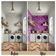 Revestimento de Parede Autoadesivo Removível Ginkgo Trepadeira, Mural Roxo Instantâneo para Quarto, Banheiro, Lavanderia e Closet - S4Sassy 63,5 cm (L) × 914,4 cm (C) / Roxo - Vinil Liso