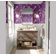 Revestimento de Parede Autoadesivo Removível Ginkgo Trepadeira, Mural Roxo Instantâneo para Quarto, Banheiro, Lavanderia e Closet - S4Sassy 63,5 cm (L) × 152,4 cm (C) / Roxo - Vinil Liso