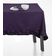 Toalha de Mesa com Babado para Cozinha e Sala de Jantar, Capa Redonda Decorativa, Algodão Lisa, Roxa - Vargottam 137,16 Cm × 304,8 Cm – Retangular / Roxo