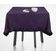 Toalha de Mesa com Babado para Cozinha e Sala de Jantar, Capa Redonda Decorativa, Algodão Lisa, Roxa - Vargottam 137,16 Cm × 304,8 Cm – Retangular / Roxo