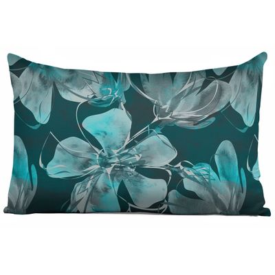 Capas de Travesseiro e Almofada Decorativas Estampadas Tema Azul - Vargottam 35,56 Cm × 60,96 Cm – Retangular / Azul