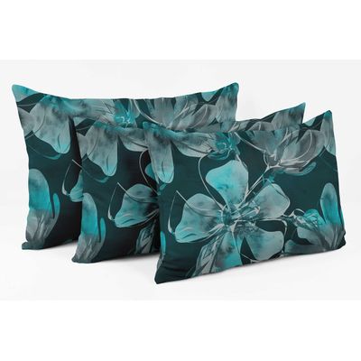 Capas de Travesseiro e Almofada Decorativas Estampadas Tema Azul - Vargottam 35,56 Cm × 60,96 Cm – Retangular / Azul