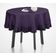 Toalha de Mesa com Babado para Cozinha e Sala de Jantar, Capa Redonda Decorativa, Algodão Lisa, Roxa - Vargottam 137,16 Cm × 182,88 Cm – Retangular / Roxo