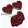 Tag Metalizada Obrigado por Compartilhar Nosso Dia Especial - Chá de Panela/Chá de Bebê/Aposentadoria/Casamento/Aniversário - Inkdotpot 100 Etiquetas Metalizadas / Vermelho - Prata