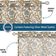 Cortinas Voil Extra-Longas com Estampa Floral para Janelas/Portas de Dupla Altura - 2 Painéis com Ilhós, Georgette Filtrante - Vargottam 132,08 Cm (L) × 243,84 Cm (C) / Marrom