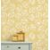 Revestimento de Parede Vinílico Autoadesivo Removível e Impermeável, Estampa de Folhas Amarelas para Paredes, Armários e Cômoda - S4sassy 63,5 cm (L) × 609,6 cm (C) / Amarelo - Vinil Texturizado