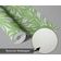 Papel de Parede Vinílico Autoadesivo Estampa Moderna de Folhas Tropicais Verde, Fácil Aplicação para Quarto, Armários e Ambientes - S4Sassy 63,5 cm (L) × 914,4 cm (C) / Verde - Vinil Texturizado