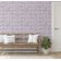 Papel de Parede Paisley Floral em Bloco - Roxo, Vinílico Autoadesivo, Aplicação Fácil para Quarto Rústico, Armários, Salas - S4Sassy 63,5 cm (L) × 152,4 cm (C) / Roxo - Vinil Liso