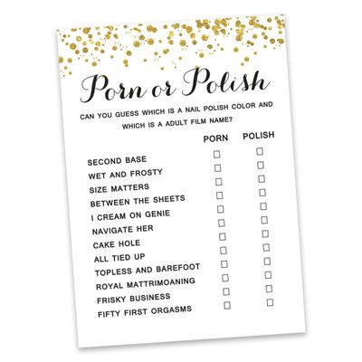 Cartões de Jogo Quadrados em Branco para Ideias de Presentes, 50 Un., Confete Dourado para Chá de Noiva/Despedida de Solteira - Inkdotpot 12,7 Cm × 17,78 Cm / Branco - Esmalte ou Filme