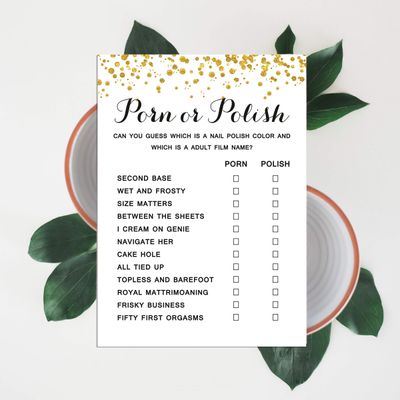 Cartões de Jogo Quadrados em Branco para Ideias de Presentes, 50 Un., Confete Dourado para Chá de Noiva/Despedida de Solteira - Inkdotpot 12,7 Cm × 17,78 Cm / Branco - Esmalte ou Filme