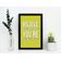 Quadro Motivacional 'Acredite Que Você Pode e Está na Metade do Caminho' Casa/Escritório 1 Unid. com Moldura Preta Verde - Inkdotpot 20,32 Cm × 25,4 Cm / Somente Pôster