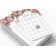 50 Cartões Florais Quadrados em Branco para Chá de Noiva e Despedida de Solteira para Preencher Ideias de Presente - Inkdotpot 12,7 Cm × 17,78 Cm / Branco - Bingo da Noiva