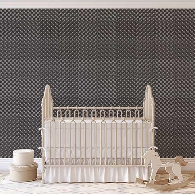Papel de Parede Autoadesivo Vinil Removível Motivo Gráfico de Pássaro em Voo, Cinza, para Parede de Entrada, Decoração Fácil - S4sassy 63,5 cm (L) × 914,4 cm (C) / Cinza - Vinil Texturizado