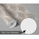 Papel de Parede Efeito Leque Estilo Asiático, Autoadesivo, Revestimento Decorativo, Decoração DIY Fácil para Quarto e Sala - Cinza - S4Sassy 63,5 cm (L) × 152,4 cm (C) / Cinza - Vinil Liso