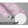 Papel de Parede Autoadesivo Removível Jardim Floral Rosa, Mural de Parede Instantâneo para Quarto, Banheiro, Lavanderia, Closet - S4Sassy 63,5 cm (L) × 304,8 cm (C) / Rosa - Vinil Liso