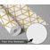 Papel Autoadesivo Decorativo Impermeável, Estampa de Cubos Geométricos, Amarelo Removível, para Inquilinos, Quarto/Sala de Jantar - S4sassy 63,5 cm (L) × 152,4 cm (C) / Amarelo - Vinil Liso