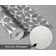 Papel de Parede Vinil Adesivo Estampa Floral Dot Blossom À Prova d'Água Preto Removível para Quartos e Salas, para Locatários - S4Sassy 63,5 cm (L) × 609,6 cm (C) / Preto - Vinil Texturizado