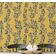 Papel de Parede Autoadesivo Estampa Vinha Vintage Amarelo Removível Vinil Descole e Cole para Parede de Destaque da Entrada - S4Sassy 63,5 cm (L) × 152,4 cm (C) / Amarelo - Vinil Texturizado