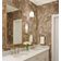 Papel de Parede Autoadesivo Decorativo Esboço de Selva Vinílico Impermeável Marrom Removível para Locatários Quarto/Sala de Jantar - S4Sassy 63,5 cm (L) × 152,4 cm (C) / Marrom - Vinil Texturizado