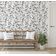 Papel de Parede Autoadesivo Preto com Pássaros Vintage e Flores - Vinil Removível Peel-and-Stick para Parede de Entrada - S4sassy 63,5 cm (L) × 609,6 cm (C) / Preto - Vinil Liso