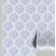 Papel de Parede Floral Estilo Asiático Vinílico Autoadesivo Revestimento Decorativo Instalação Fácil para Quarto e Sala Roxo - S4Sassy 63,5 cm (L) × 152,4 cm (C) / Roxo - Vinil Texturizado