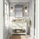 Papel de Parede Vinílico Autoadesivo Estampa Folha de Pinheiro Monocromo Cinza Impermeável Para Dormitório, Sala e Locatários - S4Sassy 63,5 cm (L) × 152,4 cm (C) / Cinza - Vinil Texturizado