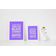 Quadro Motivacional: Você É Mais Corajoso do Que Acredita, Mais Forte do Que Parece e Mais Inteligente do Que Pensa, 1 un, Roxo - Inkdotpot 20,32 Cm × 25,4 Cm / Moldura Branca