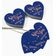 Etiqueta de Papel Pendurada 'Kiss the Miss Goodbye' com Foil para Lembrancinha de Chá de Noiva - Inkdotpot 50 Etiquetas Metalizadas / Azul - Ouro Rosé