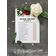 Conjunto de 50 Cartões de Atividade para Jogo de Conselhos e Desejos para Chá de Noiva, Folhagem Floral - Inkdotpot 12,7 Cm × 17,78 Cm / Branco - Ele Disse, Ela Disse