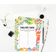 Conjunto para Chá de Bebê com 50 Cartões ABC (Dinossauro e Animais da Selva) Suprimentos para Festa - Inkdotpot 12,7 Cm × 17,78 Cm / Branco - O Que Tem na Sua Bolsa