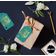 Etiquetas de Papel Metalizado 'Feliz e Brilhante' para Lembrancinhas de Natal - Inkdotpot 50 Etiquetas Metalizadas / Verde - Ouro Rosé
