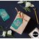 Etiquetas de Papel Metalizado 'Feliz e Brilhante' para Lembrancinhas de Natal - Inkdotpot 50 Etiquetas Metalizadas / Verde - Ouro Rosé