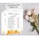 Cartões "Pumpkin Fall In Love" Quadrados em Branco para Preencher, 50 Unidades para Chá de Noiva/Despedida de Solteira - Inkdotpot 12,7 Cm × 17,78 Cm / Branco - Conjunto de Jogos