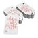 Etiquetas Pendentes de Papel Metalizado "Merry and Bright" para Lembrancinhas de Natal - Inkdotpot 50 Etiquetas Metalizadas / Branco - Ouro Rosé