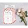 50 Cartões Florais Quadrados em Branco para Chá de Noiva e Despedida de Solteira, Jogo Vestido de Noiva e Ideias de Presente - Inkdotpot 12,7 Cm × 17,78 Cm / Branco - Bingo da Noiva