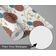 Papel de Parede Dália Florescente Branco, Vinílico Autoadesivo Wallwrap, Revestimento Fácil DIY para Decoração Boho Sala de Estar - S4Sassy 63,5 cm (L) × 152,4 cm (C) / Branco - Vinil Liso