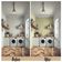 Papel de Parede Autoadesivo Mini Folha Chic Impermeável Amarelo, Removível para Quartos, Salas, Armários e Espaços para Inquilinos - S4Sassy 63,5 cm (L) × 152,4 cm (C) / Amarelo - Vinil Texturizado