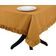 Toalha de Mesa Redonda de Algodão Lisa com Babados para Cozinha e Sala de Jantar, Amarela - Vargottam 387,1 Cm × 774,19 Cm – Retangular / Amarelo