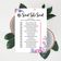 50 Cartões de Jogo Florais Quadrados em Branco para Preencher Ideias de Presentes para Chá de Noiva e Despedida de Solteira - Inkdotpot 12,7 Cm × 17,78 Cm / Branco - Ele Disse, Ela Disse