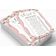 50 Cartões Florais Quadrados em Branco para Chá de Noiva e Despedida de Solteira, Jogo Vestido de Noiva e Ideias de Presente - Inkdotpot 12,7 Cm × 17,78 Cm / Branco - Ele Disse, Ela Disse