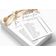 Lote de Cartões Quadrados em Branco para Preencher Ideias de Presente - Chá de Noiva/Despedida de Solteira - Jogo 50 Penas - Inkdotpot 12,7 Cm × 17,78 Cm / Branco - Esmalte ou Filme