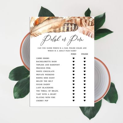 Lote de Cartões Quadrados em Branco para Preencher Ideias de Presente - Chá de Noiva/Despedida de Solteira - Jogo 50 Penas - Inkdotpot 12,7 Cm × 17,78 Cm / Branco - Esmalte ou Filme