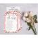 50 Cartões Florais Quadrados em Branco para Chá de Noiva e Despedida de Solteira, Jogo Vestido de Noiva e Ideias de Presente - Inkdotpot 12,7 Cm × 17,78 Cm / Branco - Quiz da Noiva
