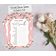 50 Cartões Florais Quadrados em Branco para Chá de Noiva e Despedida de Solteira, Jogo Vestido de Noiva e Ideias de Presente - Inkdotpot 12,7 Cm × 17,78 Cm / Branco - Conjunto de 4